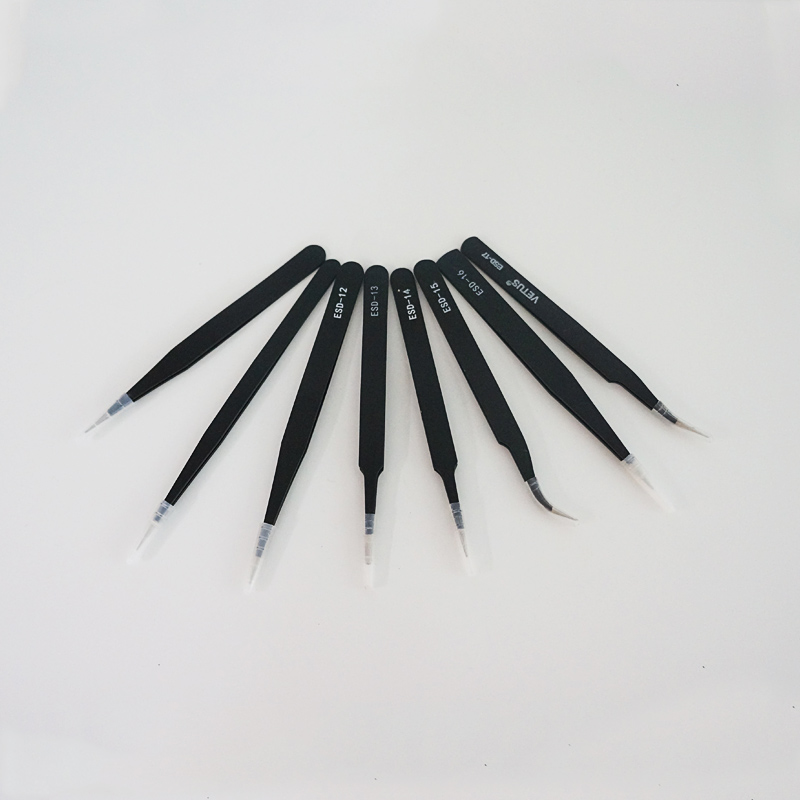 Anti‑Static Stainless Steel Tw - đánh giá và giá Smd Tweezer Set
