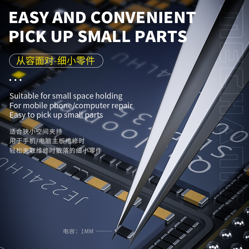 Mechanic KA-11 3D stainless st - đánh giá và giá Smd Tweezer Set