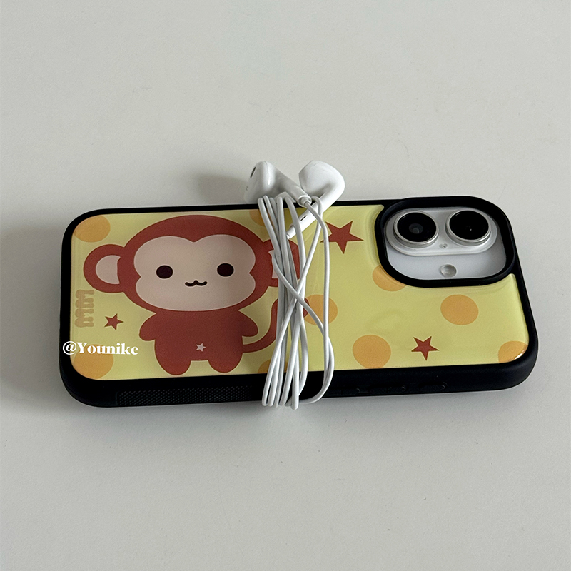 Korean Ins Cute Polka Dots Mon - đánh giá và giá Back Cover Adhesive