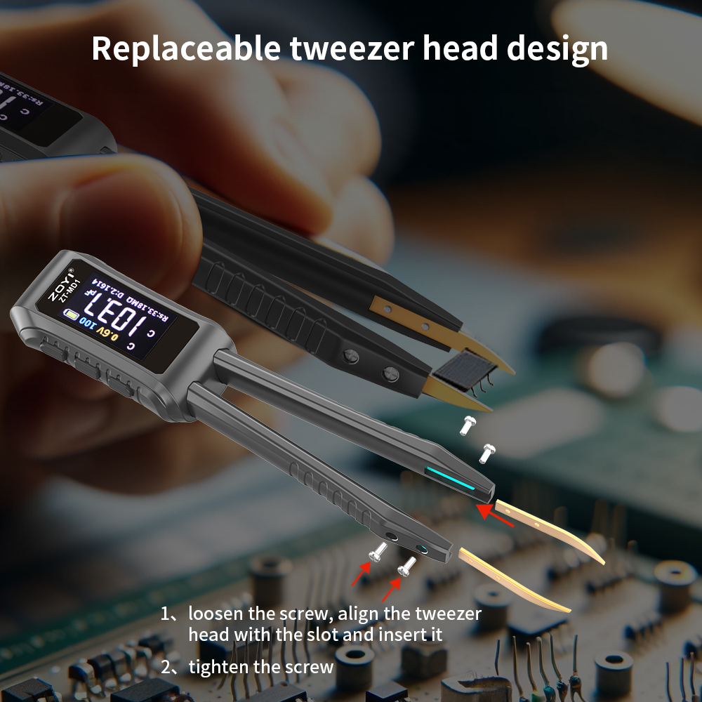ZOYI MD1 Mini Smart Tweezer LC - đánh giá và giá Smd Tweezer Set