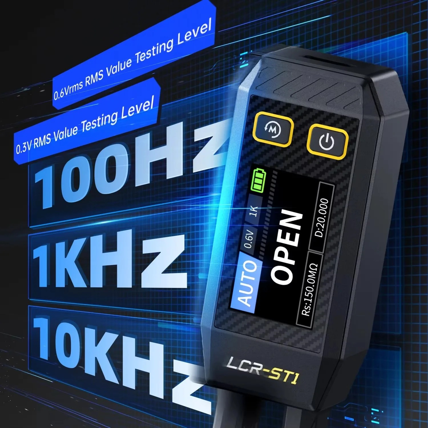 FNIRSI LCR-ST1 Smart LCR Bridg - đánh giá và giá Smd Tweezer Set