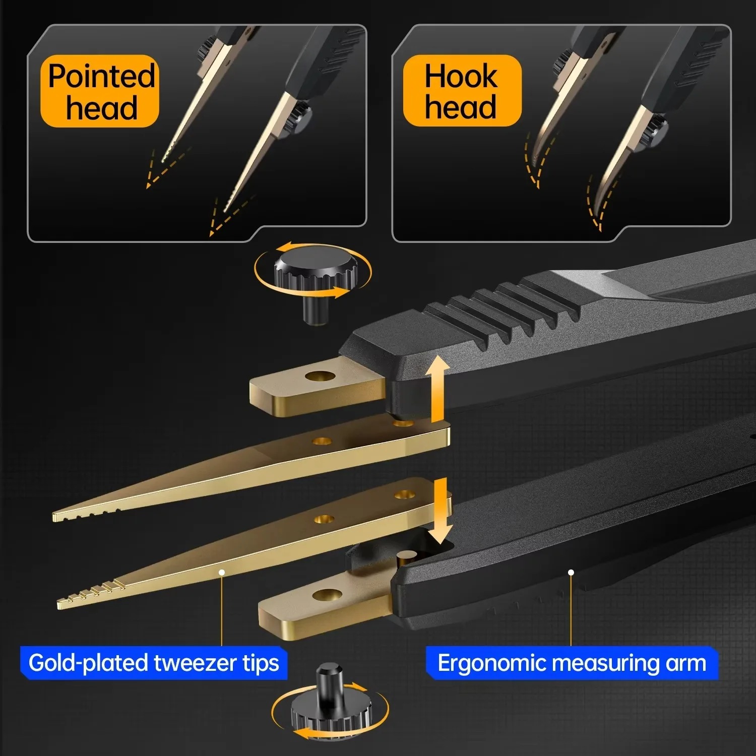 FNIRSI LCR-ST1 Smart LCR Bridg - đánh giá và giá Smd Tweezer Set